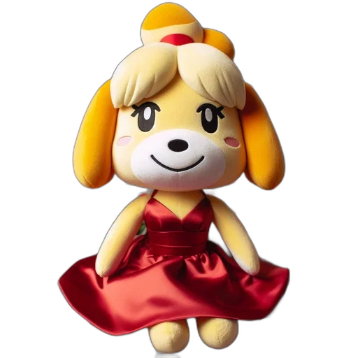 dress, staff, animal, 3d render transparent PNG cut-out