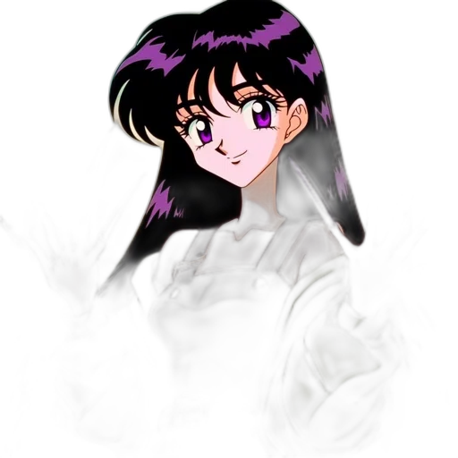 staff, weapon, anime, vaporwave transparent PNG cut-out