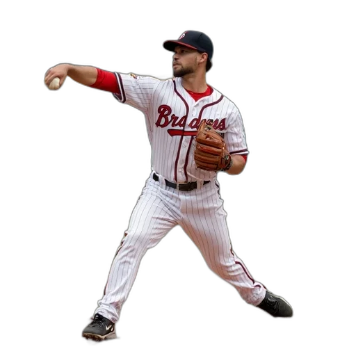 animal, photorealistic, baseball, player transparent PNG cut-out