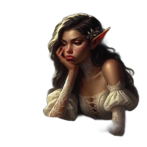 face, jewelry, crown, fantasy art transparent PNG cut-out