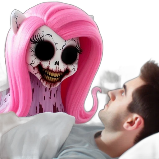 mask, creature, face, hair transparent PNG cut-out