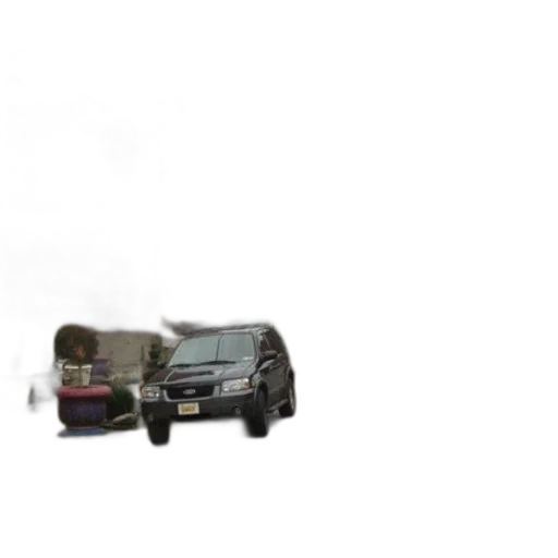 car, furniture, 3d render, concept art transparent PNG cut-out