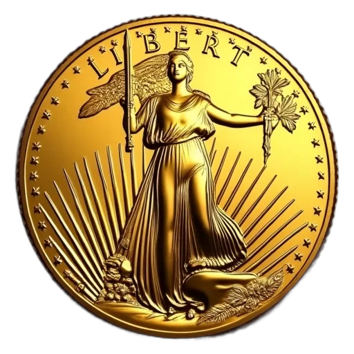 jewelry, golden, american, eagle transparent PNG cut-out