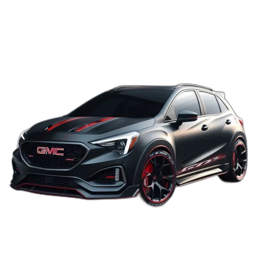 car, 3d render, photorealistic, concept art transparent PNG cut-out