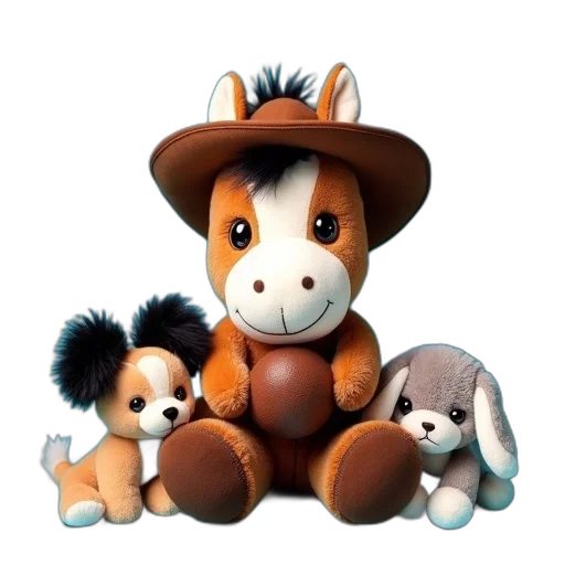 hat, animal, 3d render, concept art transparent PNG cut-out