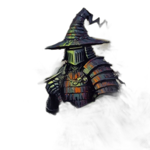 hat, staff, dragon, mask transparent PNG cut-out