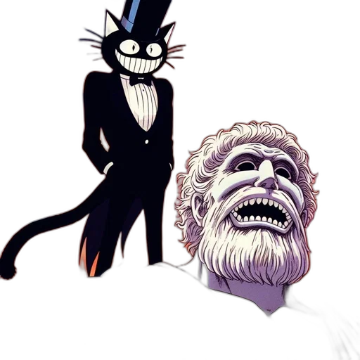 creature, mask, concept art, comic book art transparent PNG cut-out