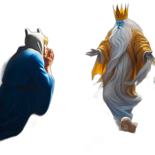 crown, dress, creature, concept art transparent PNG cut-out