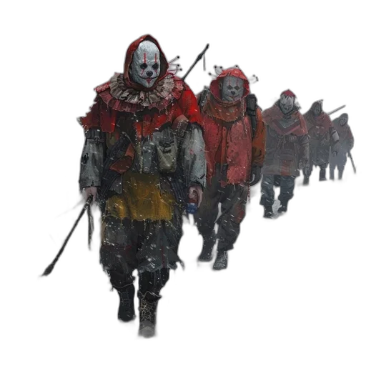 mask, staff, concept art, fantasy art transparent PNG cut-out
