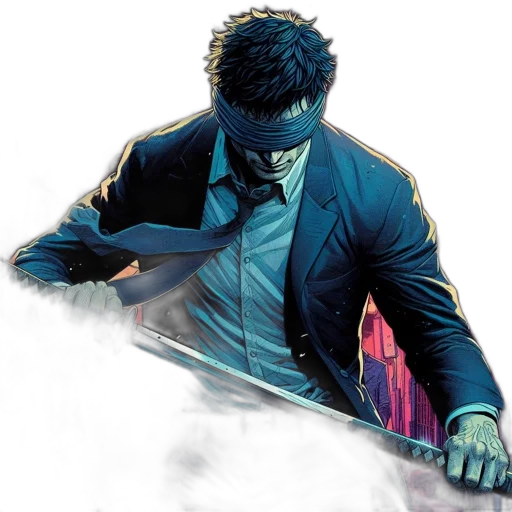 jacket, sword, staff, weapon transparent PNG cut-out