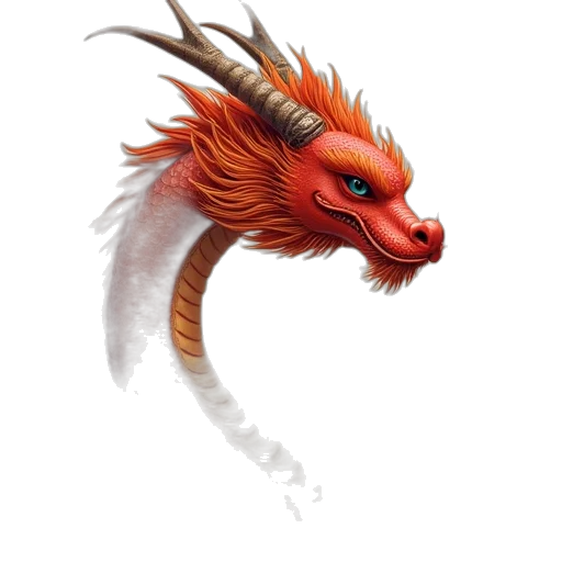 dragon, staff, creature, animal transparent PNG cut-out