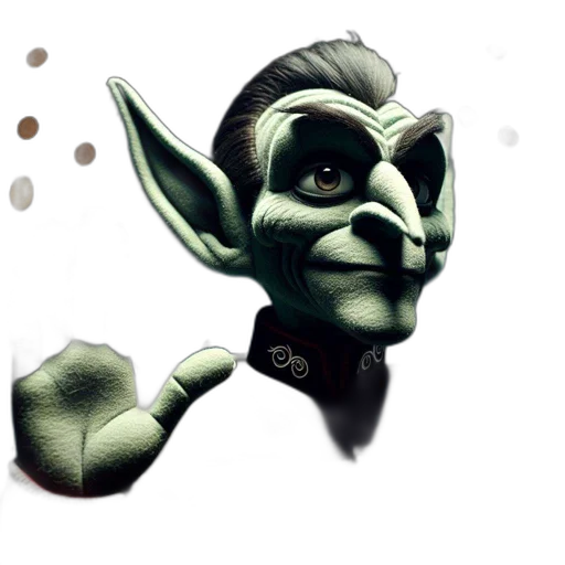 mask, face, staff, creature transparent PNG cut-out