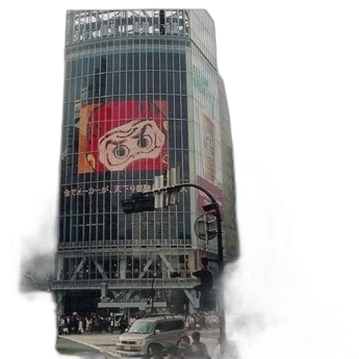 building, face, mask, robot transparent PNG cut-out