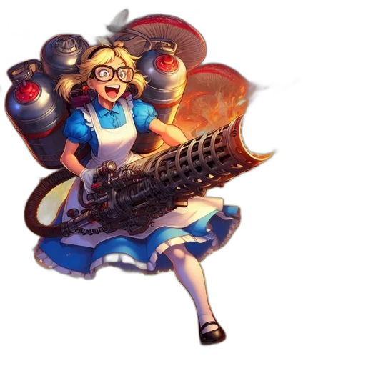staff, weapon, dress, concept art transparent PNG cut-out