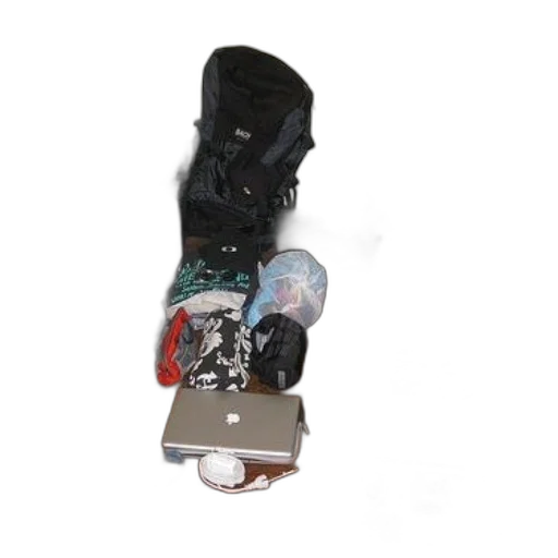 shoes, mask, jacket, weapon transparent PNG cut-out