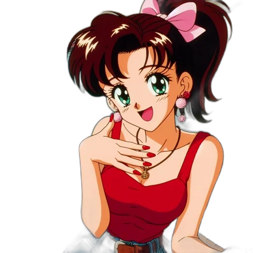 jewelry, anime, cartoon, vaporwave transparent PNG cut-out