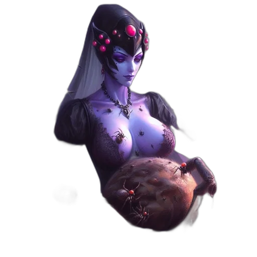 mask, staff, creature, dress transparent PNG cut-out