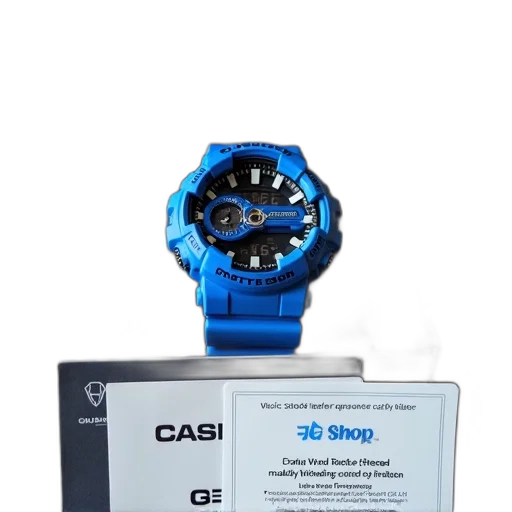 jewelry, blue, casio, g-shock transparent PNG cut-out
