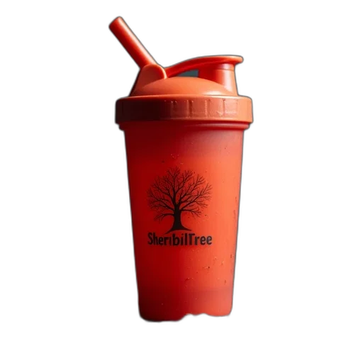 bottle, 3d render, photorealistic, shaker transparent PNG cut-out