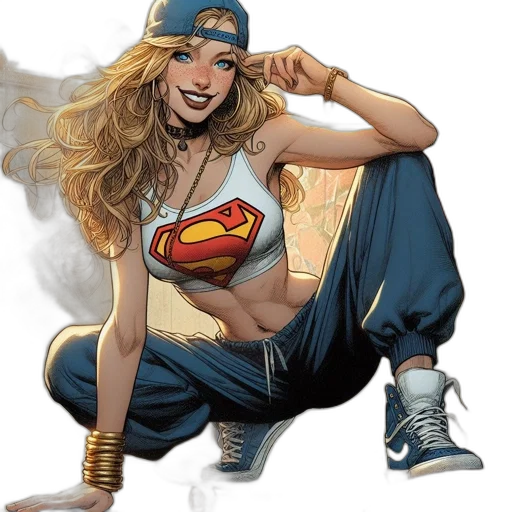 comic book art, concept art, cartoon, fantasy art transparent PNG cut-out