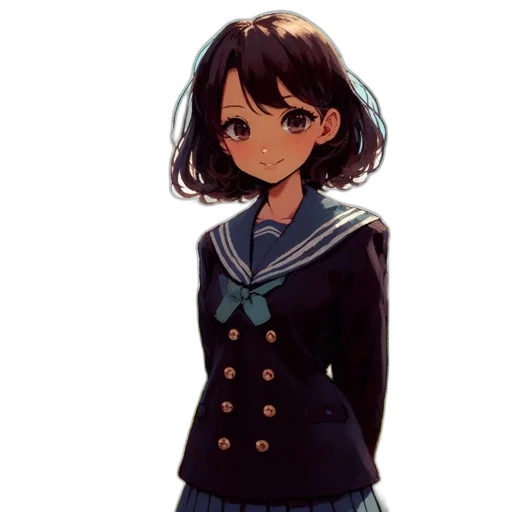 dress, jacket, staff, face transparent PNG cut-out