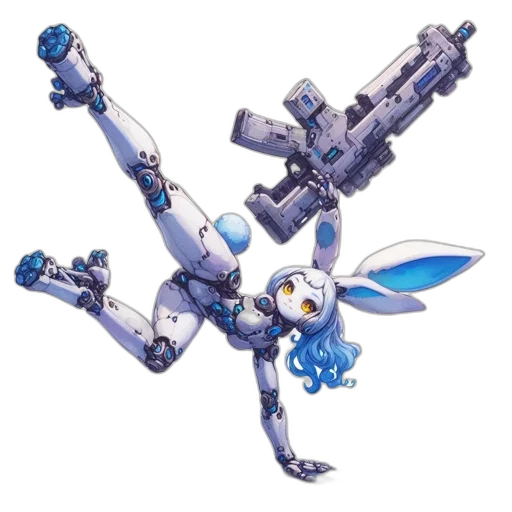 weapon, robot, staff, sword transparent PNG cut-out