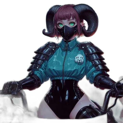 robot, mask, cyberpunk, concept art transparent PNG cut-out
