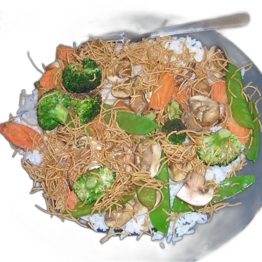 food, plate, stir, fry transparent PNG cut-out