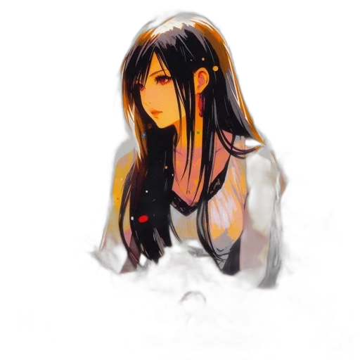 face, mask, hair, dress transparent PNG cut-out