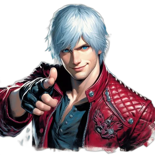 jacket, weapon, face, concept art transparent PNG cut-out