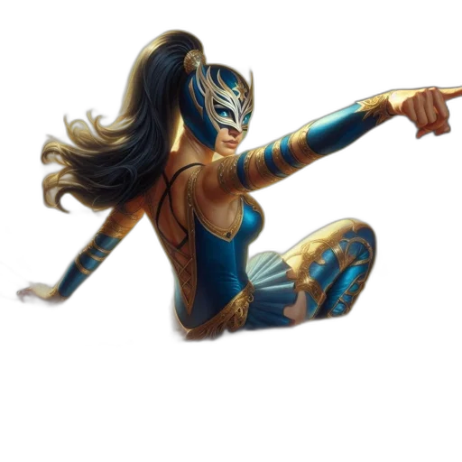 mask, comic book art, concept art, fantasy art transparent PNG cut-out