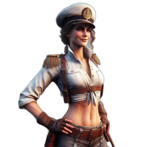 staff, hat, jacket, weapon transparent PNG cut-out