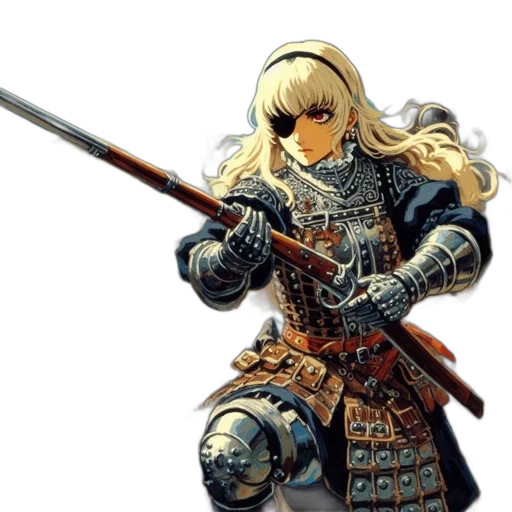 sword, weapon, staff, fantasy art transparent PNG cut-out