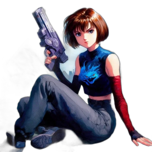 weapon, concept art, pixel art, comic book art transparent PNG cut-out