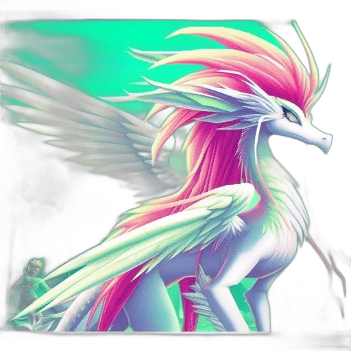 dragon, animal, creature, staff transparent PNG cut-out