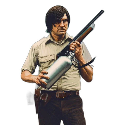 weapon, staff, animal, jacket transparent PNG cut-out