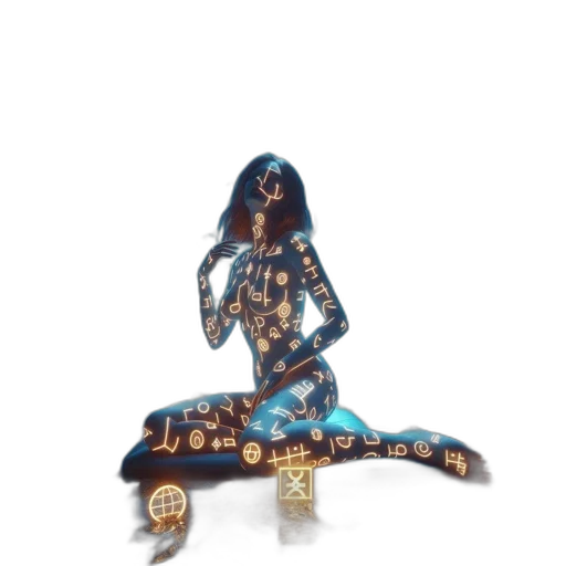 jewelry, robot, staff, dress transparent PNG cut-out