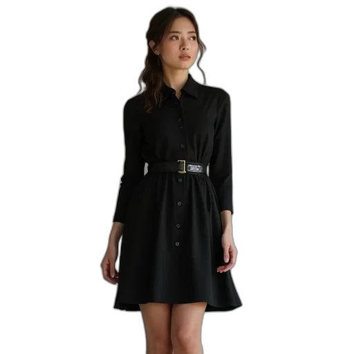 dress, jacket, staff, dark transparent PNG cut-out