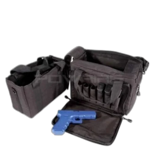 weapon, open, black, tactical transparent PNG cut-out