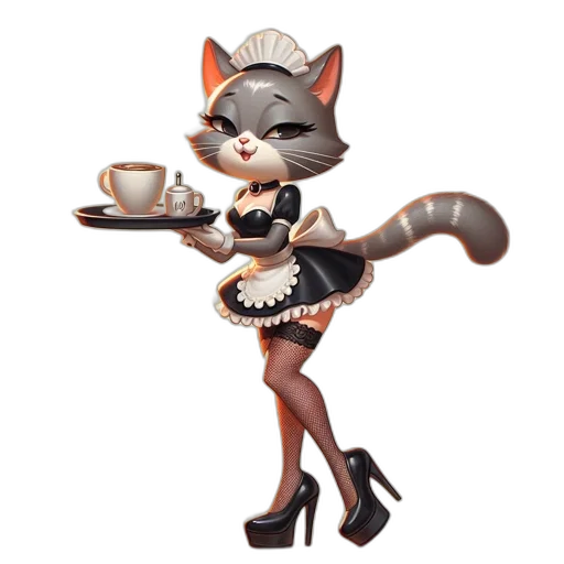 staff, animal, concept art, 3d render transparent PNG cut-out