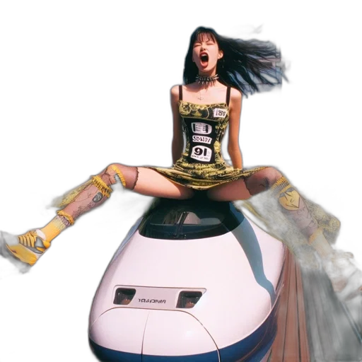 robot, dress, car, concept art transparent PNG cut-out