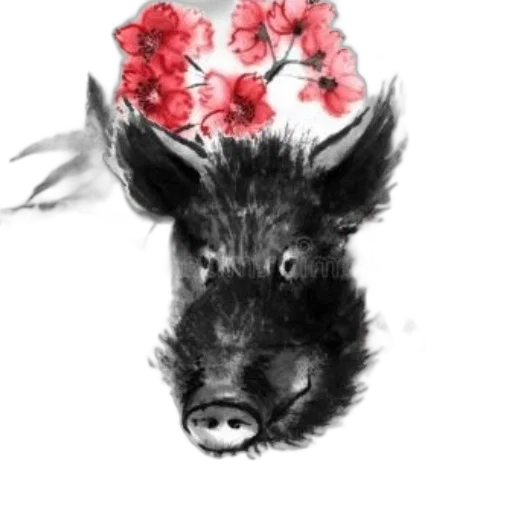 animal, crown, creature, flower transparent PNG cut-out