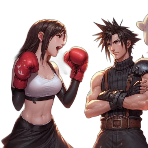concept art, anime, comic book art, pixel art transparent PNG cut-out