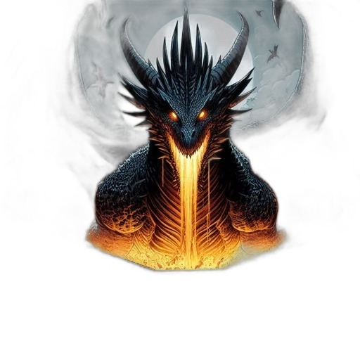 dragon, mask, creature, animal transparent PNG cut-out