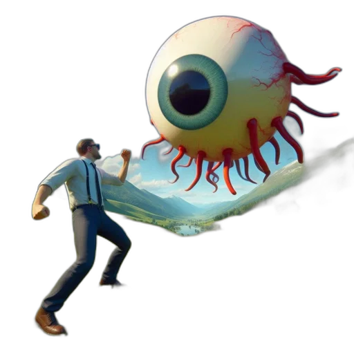 creature, staff, weapon, concept art transparent PNG cut-out