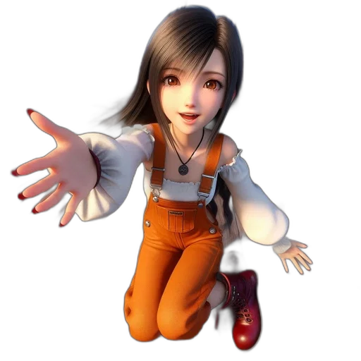 staff, face, 3d render, concept art transparent PNG cut-out