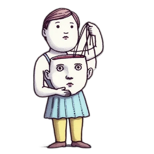 staff, mask, robot, umbrella transparent PNG cut-out