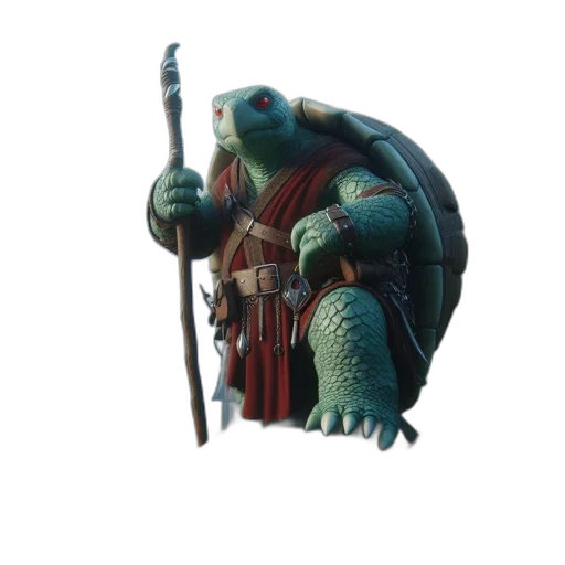dragon, staff, creature, animal transparent PNG cut-out