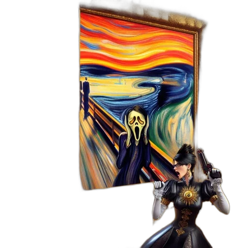 sword, concept art, fantasy art, comic book art transparent PNG cut-out
