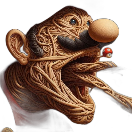 mask, hair, creature, face transparent PNG cut-out